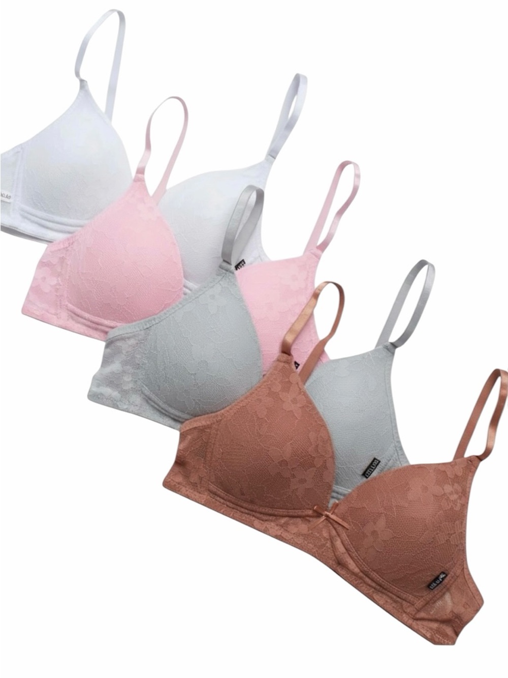 dELiA's Girls Training Bra/Soft Molded Microfiber Bralette/Wire-Free Girls a-Cup